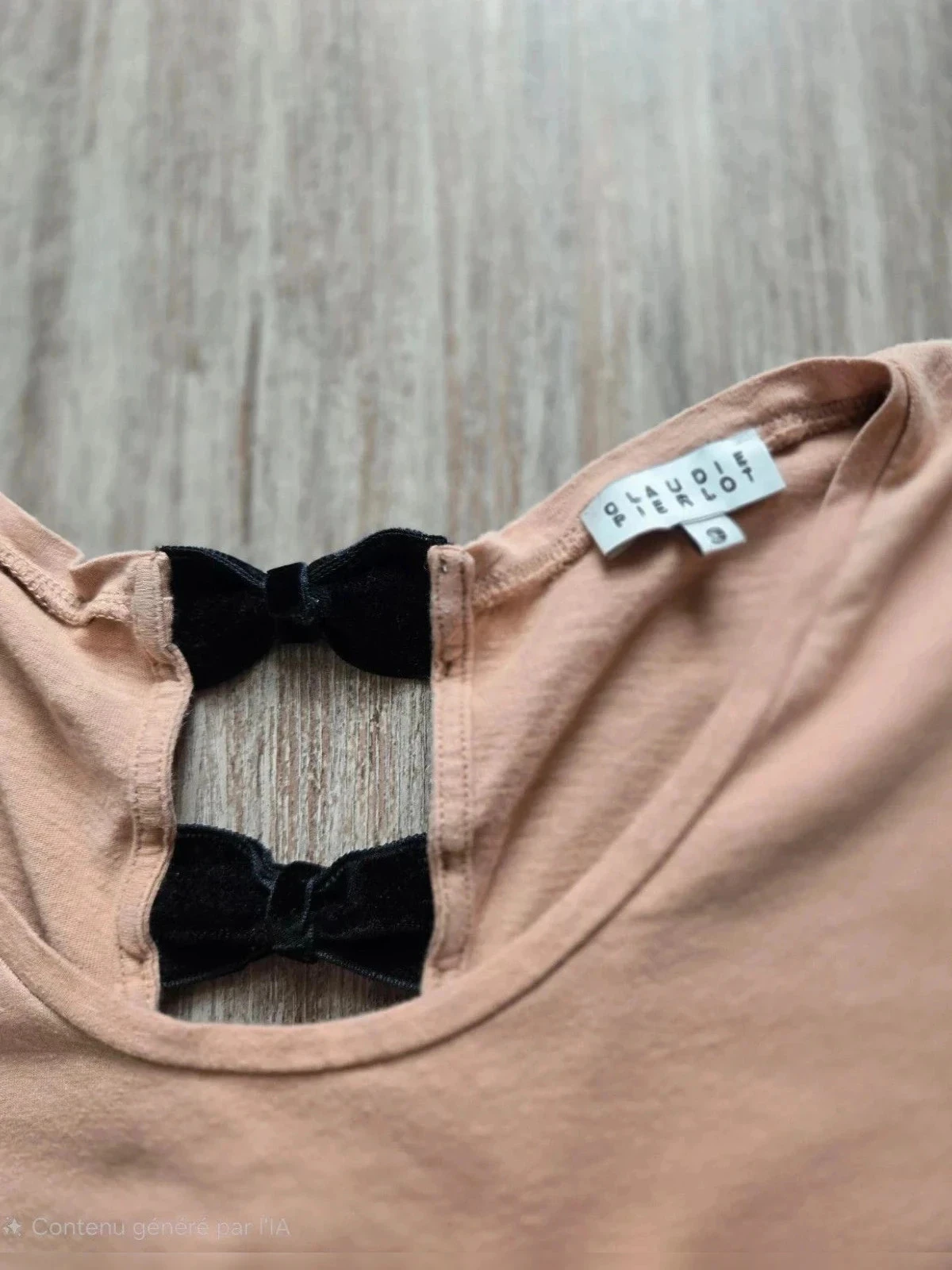 T-shirt elegante e sexy Claudie Pierlot tamanho 40 – photo 3